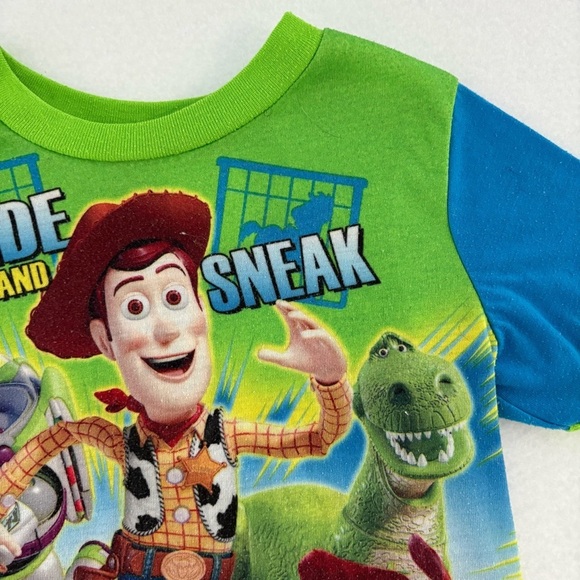 Y2K Kids Disney Toy Story Short Sleeve T-Shirt Size 4T - Picture 2 of 4